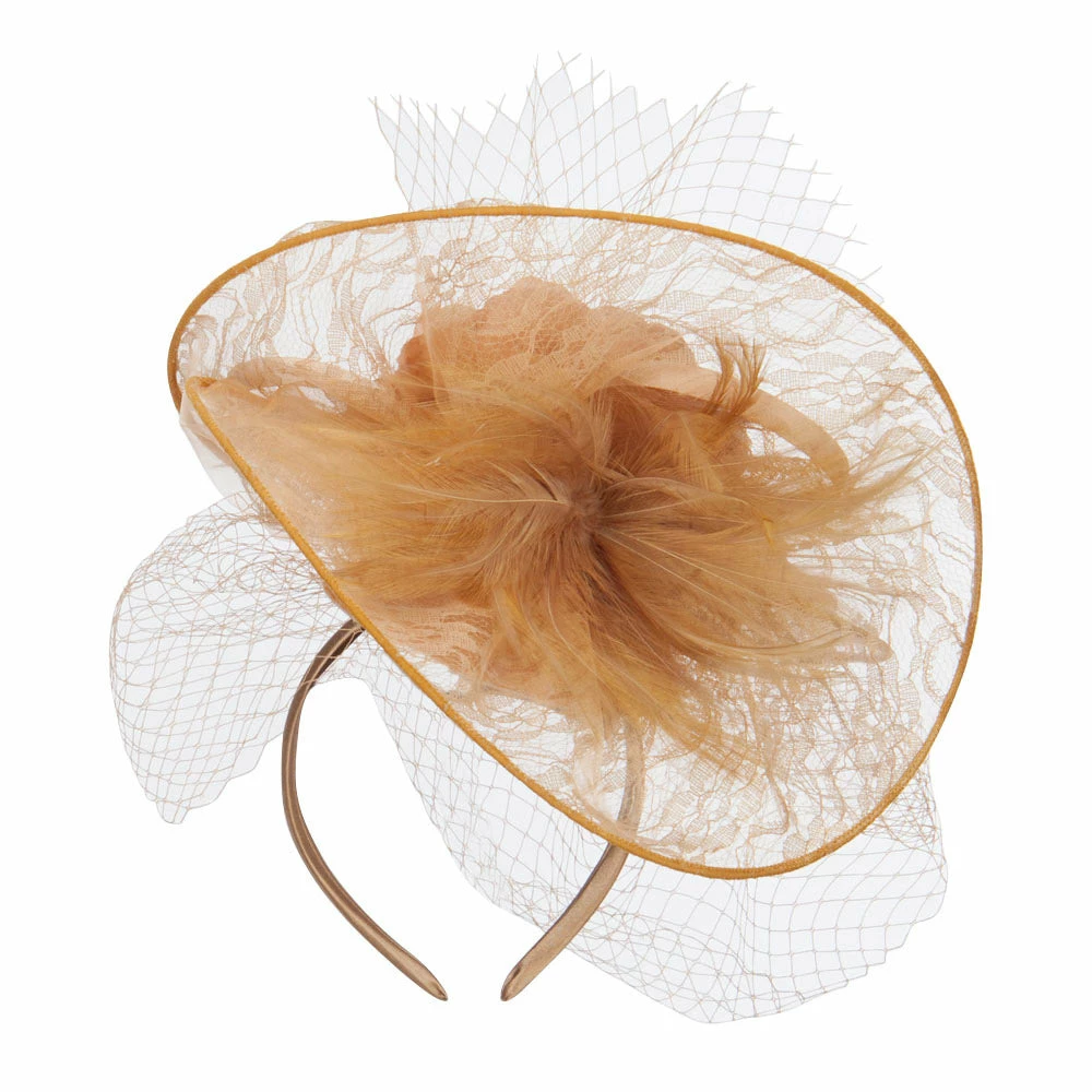 Something Special Fan Up Lace Flower Fascinator 5 Something Special Fan Up Lace Flower Fascinator - Image 3
