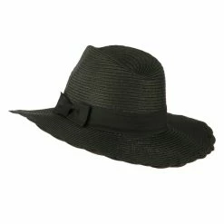 Something Special Floppy Grosgrain Hatband Panama Fedora 38 Something Special Floppy Grosgrain Hatband Panama Fedora -Adams Shop fu003cf black 2