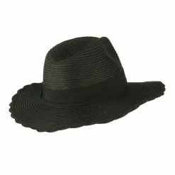 Something Special Floppy Grosgrain Hatband Panama Fedora 39 Something Special Floppy Grosgrain Hatband Panama Fedora -Adams Shop fu003cf black 3