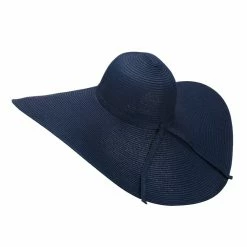 Something Special Wavy Brim Paper Braid Sun Hat 57 Something Special Wavy Brim Paper Braid Sun Hat -Adams Shop fu003fw navy 2