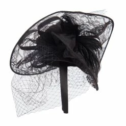 Something Special Fan Up Lace Flower Fascinator 31 Something Special Fan Up Lace Flower Fascinator -Adams Shop fu004df black 2 2