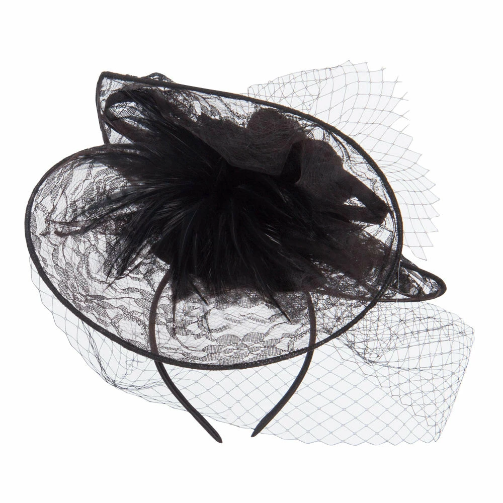 Something Special Fan Up Lace Flower Fascinator 13 Something Special Fan Up Lace Flower Fascinator - Image 11