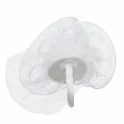 Something Special Fan Up Lace Flower Fascinator 39 Something Special Fan Up Lace Flower Fascinator -Adams Shop fu005df white 2 1