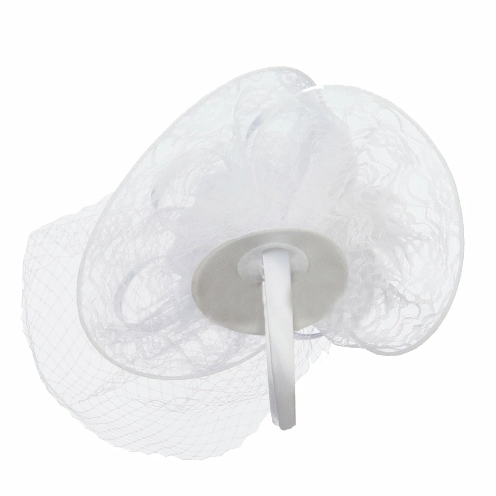 Something Special Fan Up Lace Flower Fascinator 20 Something Special Fan Up Lace Flower Fascinator - Image 18