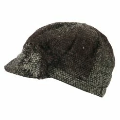 Jeanne Simmons Women's Flower 6 Panel Cabbie Cap -Adams Shop fw001cb brown 5 2