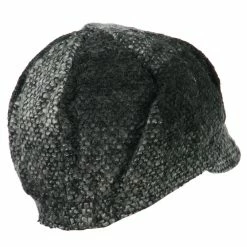 Jeanne Simmons Women's Flower 6 Panel Cabbie Cap -Adams Shop fw002cb grey 3 2