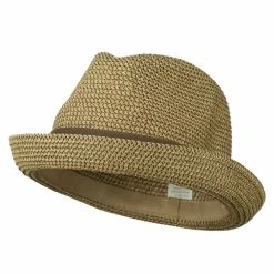 Jeanne Simmons Men's Fedora With Paper Straw Braid -Adams Shop fw003cf 1