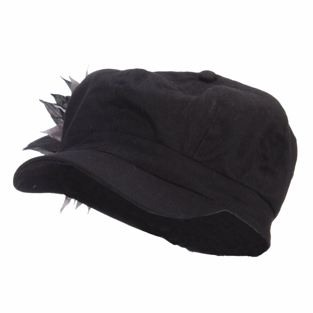 E4Hats Flower Cotton Elastic Newsboy Youth Cap 6 E4Hats Flower Cotton Elastic Newsboy Youth Cap - Image 4