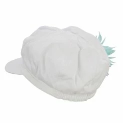 E4Hats Flower Cotton Elastic Newsboy Youth Cap 28 E4Hats Flower Cotton Elastic Newsboy Youth Cap -Adams Shop fy004nb white 2