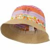 Jeanne Simmons Girl's Bucket Hat With Embroidered Flowers And Butterflies 1 Jeanne Simmons Girl's Bucket Hat With Embroidered Flowers And Butterflies -Adams Shop gb001cr 1 1