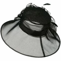 Something Special Glitter Bow Accent Organza Hat 49 Something Special Glitter Bow Accent Organza Hat -Adams Shop gb001fy 2