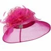 Something Special Glitter Bow Accent Organza Hat 1 Something Special Glitter Bow Accent Organza Hat -Adams Shop gb002fy 1