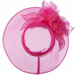 Something Special Glitter Bow Accent Organza Hat 29 Something Special Glitter Bow Accent Organza Hat -Adams Shop gb002fy 5