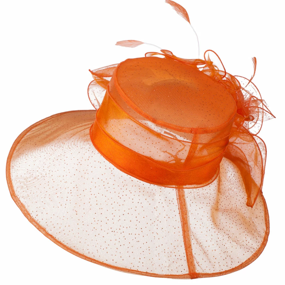 Something Special Glitter Bow Accent Organza Hat 12 Something Special Glitter Bow Accent Organza Hat - Image 10