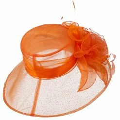 Something Special Glitter Bow Accent Organza Hat 34 Something Special Glitter Bow Accent Organza Hat -Adams Shop gb003fy 3