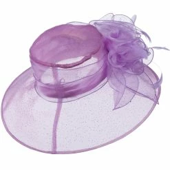 Something Special Glitter Bow Accent Organza Hat 40 Something Special Glitter Bow Accent Organza Hat -Adams Shop gb004fy 3