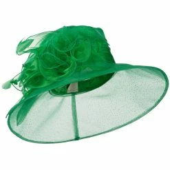 Something Special Glitter Bow Accent Organza Hat 42 Something Special Glitter Bow Accent Organza Hat -Adams Shop gb005fy 1 1