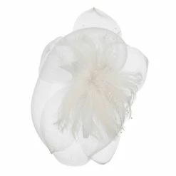 Magid Long Netting Detail Headband Fascinator 19 Magid Long Netting Detail Headband Fascinator -Adams Shop gg002df ivory 3