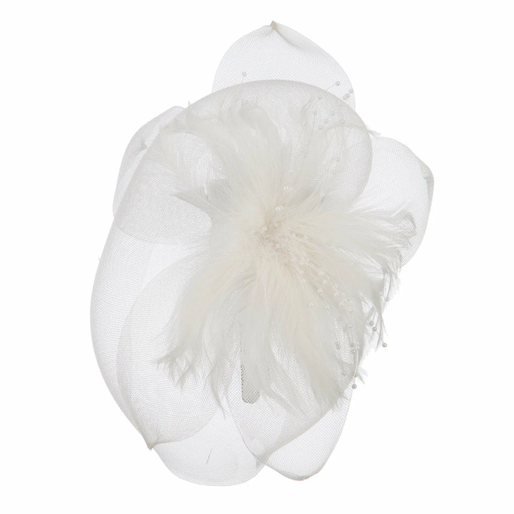 Magid Long Netting Detail Headband Fascinator 10 Magid Long Netting Detail Headband Fascinator - Image 8