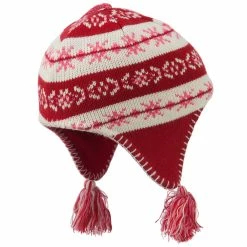G And S Girl's Knit Helmet 49 G And S Girl's Knit Helmet -Adams Shop gh005yh red 3