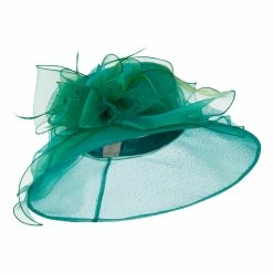 Something Special Glitter Big Bow Organza Hat 37 Something Special Glitter Big Bow Organza Hat -Adams Shop gl003fy green 1