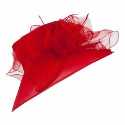 Something Special Glitter Big Bow Organza Hat 46 Something Special Glitter Big Bow Organza Hat -Adams Shop gl004fy red 5