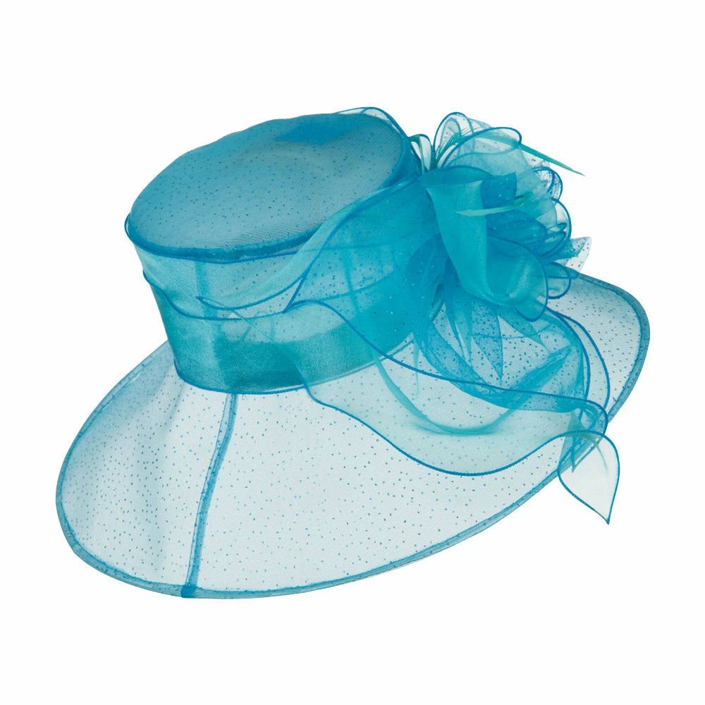 Something Special Glitter Big Bow Organza Hat 24 Something Special Glitter Big Bow Organza Hat - Image 22