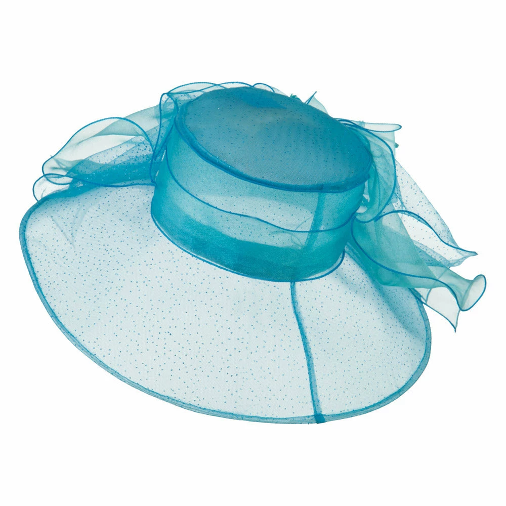 Something Special Glitter Big Bow Organza Hat 25 Something Special Glitter Big Bow Organza Hat - Image 23