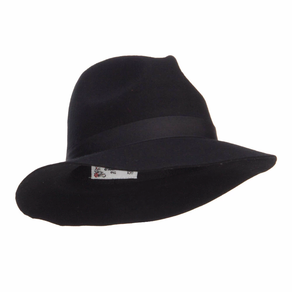 Hatiya Women's Wool Felt Big Brim Fedora 31 Hatiya Women's Wool Felt Big Brim Fedora - Image 29