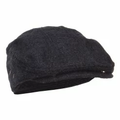 City Hunter Men's Glen Checker Ivy Cap -Adams Shop gn001dv dk grey 4