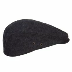 City Hunter Men's Glen Checker Ivy Cap -Adams Shop gn001dv dk grey 5