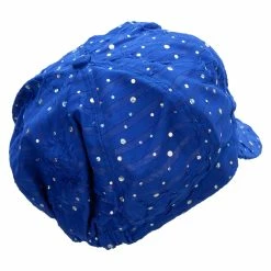 Something Special Glitter Newsboy Cap -Adams Shop gn018sic blue 3