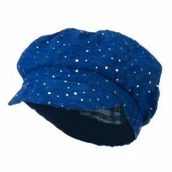 Something Special Glitter Newsboy Cap -Adams Shop gn020sic royal 1 1