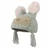 Jeanne Simmons Girl's Owl Pom Tassle Beanie 1 Jeanne Simmons Girl's Owl Pom Tassle Beanie -Adams Shop gp001di grey 1