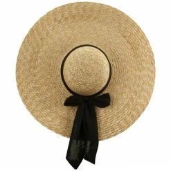 Something Special Big Brim Hat With Scarf Band 31 Something Special Big Brim Hat With Scarf Band -Adams Shop gr002fw black 5