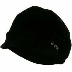 Jeanne Simmons Gaby Velvet Newsboy Hat