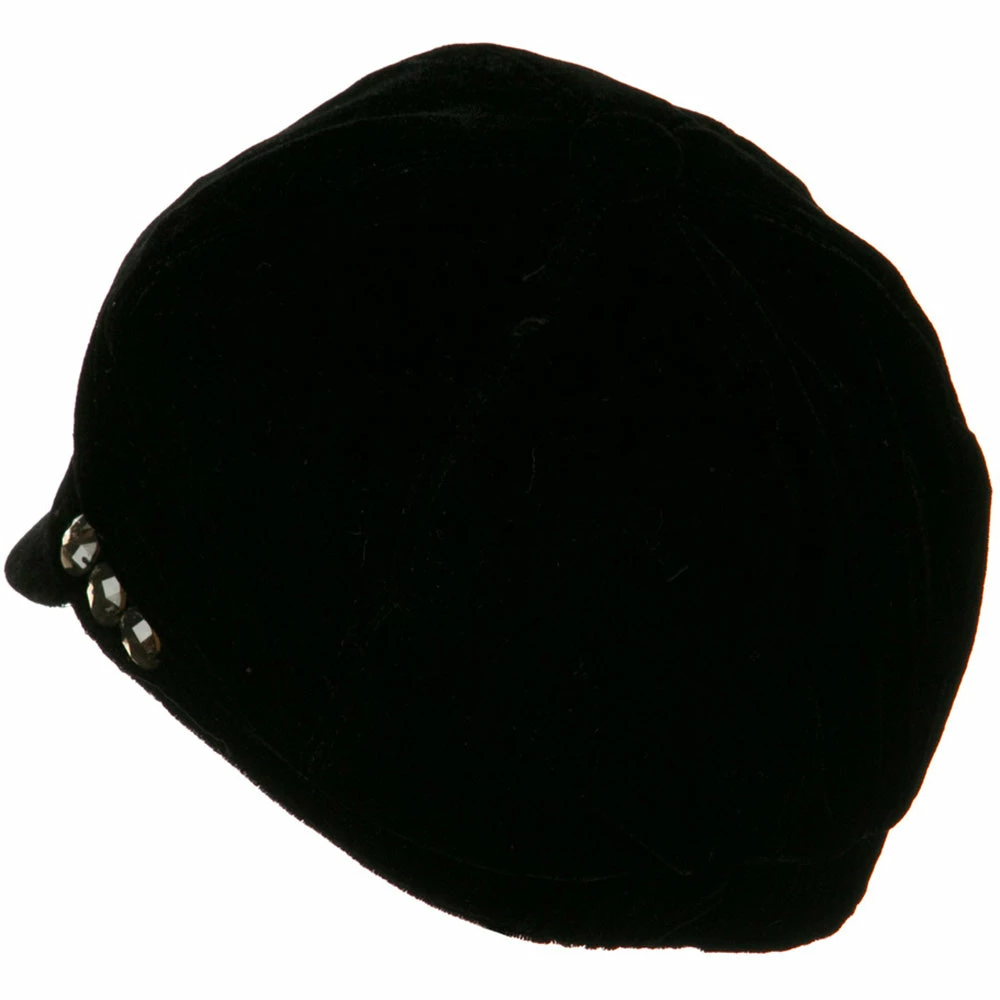 Jeanne Simmons Gaby Velvet Newsboy Hat 5 Jeanne Simmons Gaby Velvet Newsboy Hat - Image 3