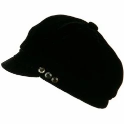 Jeanne Simmons Gaby Velvet Newsboy Hat 20 Jeanne Simmons Gaby Velvet Newsboy Hat -Adams Shop gv001nb 5