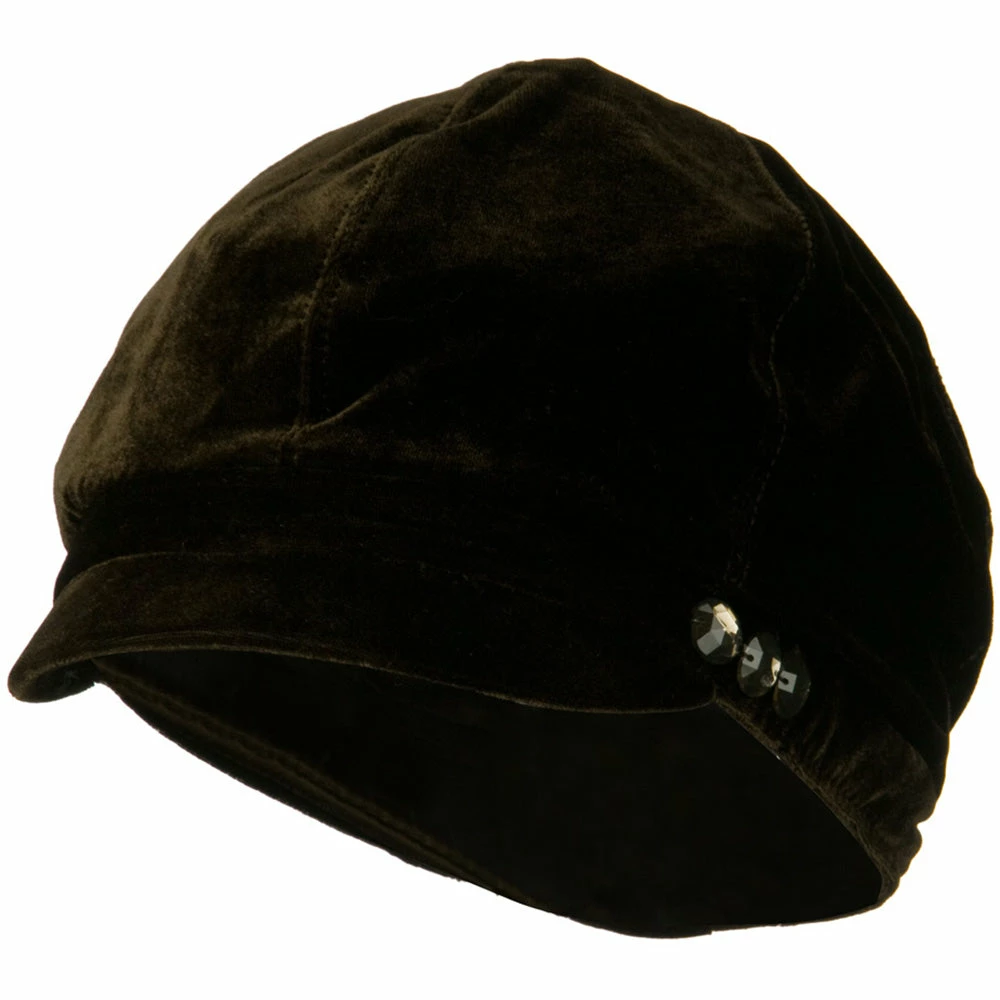 Jeanne Simmons Gaby Velvet Newsboy Hat 8 Jeanne Simmons Gaby Velvet Newsboy Hat - Image 6