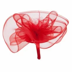 Something Special Horsehair Flower Headband Fascinator 33 Something Special Horsehair Flower Headband Fascinator -Adams Shop hd001df red 4 2