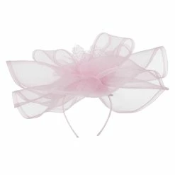 Something Special Horsehair Flower Headband Fascinator 24 Something Special Horsehair Flower Headband Fascinator -Adams Shop hd002df pink 3 2