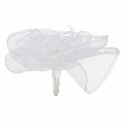 Something Special Horsehair Flower Headband Fascinator 37 Something Special Horsehair Flower Headband Fascinator -Adams Shop hd003df white 4 2