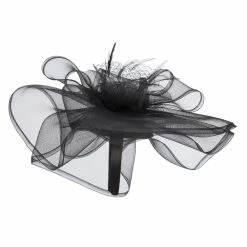 Something Special Horsehair Flower Headband Fascinator 27 Something Special Horsehair Flower Headband Fascinator -Adams Shop hd004df black 2 2
