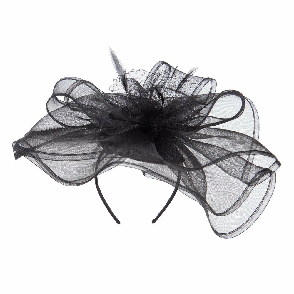 Something Special Horsehair Flower Headband Fascinator 9 Something Special Horsehair Flower Headband Fascinator - Image 7