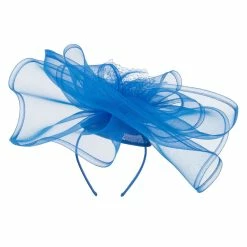 Something Special Horsehair Flower Headband Fascinator 40 Something Special Horsehair Flower Headband Fascinator -Adams Shop hd005df royal blue 3 2