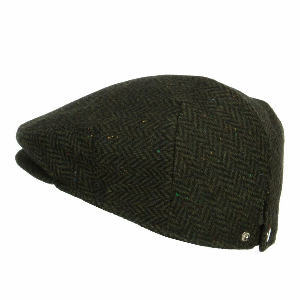 Jeanne Simmons Men's Herringbone Wool Blend Ivy Cap 4 Jeanne Simmons Men's Herringbone Wool Blend Ivy Cap - Image 2