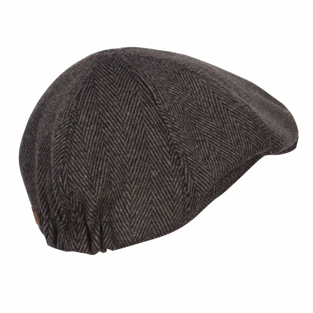 MG Men's Herringbone Wool Ivy Cap 10 MG Men's Herringbone Wool Ivy Cap - Image 8