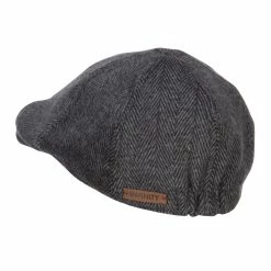 MG Men's Herringbone Wool Ivy Cap 28 MG Men's Herringbone Wool Ivy Cap -Adams Shop hg003ic grey 2