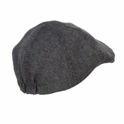 MG Men's Herringbone Wool Ivy Cap 29 MG Men's Herringbone Wool Ivy Cap -Adams Shop hg003ic grey 3