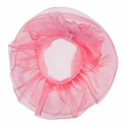 Something Special Horsehair Bow Layered Brim Organza Hat 31 Something Special Horsehair Bow Layered Brim Organza Hat -Adams Shop hh001fy hot pink 5
